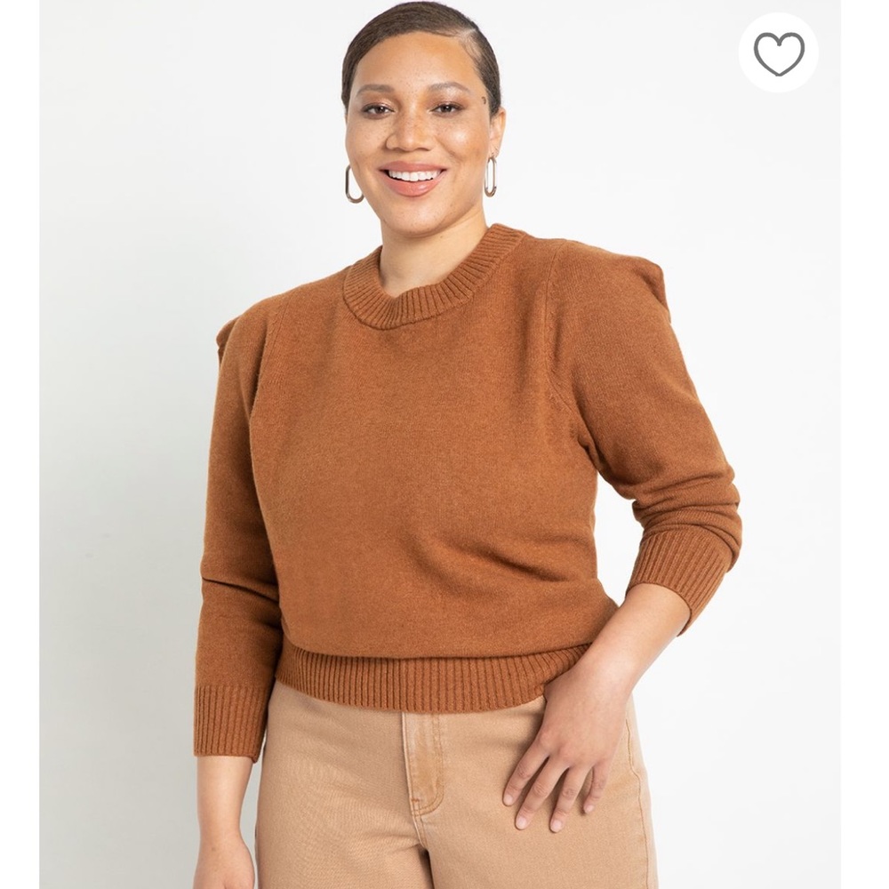 Eloquii Pointed Sleeve Sweater